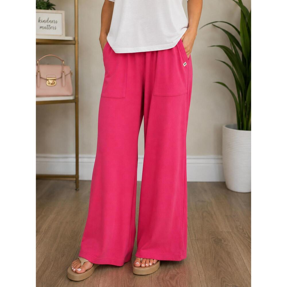 NEW SIMPLY SOUTHERN flare lounge pants in pink